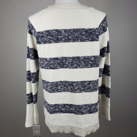 Lou and Grey off white black stripe sweater L - Picture 7 of 9
